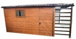 GARAŻ BLASZANY 3m x 5m poziom - dwuspad - Brama - okno - drzwi - wiata BOX114 4x4