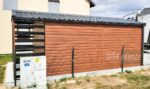 GARAŻ BLASZANY 3m x 5m poziom - dwuspad - Brama - okno - drzwi - wiata BOX114 4x4 - obrazek 2