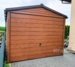 GARAŻ BLASZANY 3m x 5m poziom - dwuspad - Brama - okno - drzwi - wiata BOX114 4x4 - obrazek 5