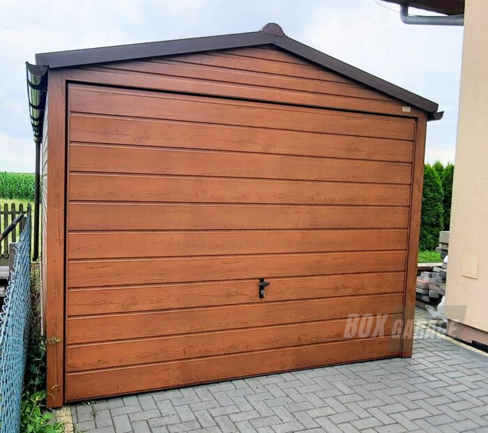 GARAŻ BLASZANY 3m x 5m poziom - dwuspad - Brama - okno - drzwi - wiata BOX114 4x4 - obrazek 5