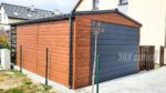GARAŻ BLASZANY 3m x 5m poziom - dwuspad - Brama - okno - drzwi - wiata BOX114 4x4 - obrazek 7