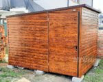 SCHOWEK - DOMEK OGRODOWY 3m x 2,5m spad w lewo - drzwi BOX73 3x2,5 - obrazek 3