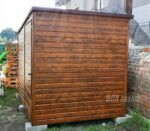 SCHOWEK - DOMEK OGRODOWY 3m x 2,5m spad w lewo - drzwi BOX73 3x2,5 - obrazek 4