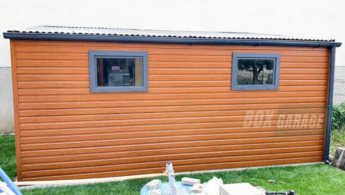 domek ogrodowy 3x6 m z oknami
